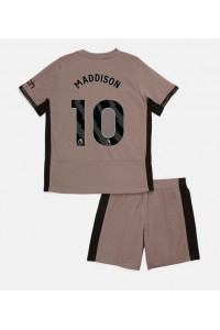 Tottenham Hotspur James Maddison #10 Jalkapallovaatteet Lasten Kolmas peliasu 2023-24 Lyhythihainen (+ Lyhyet housut)
